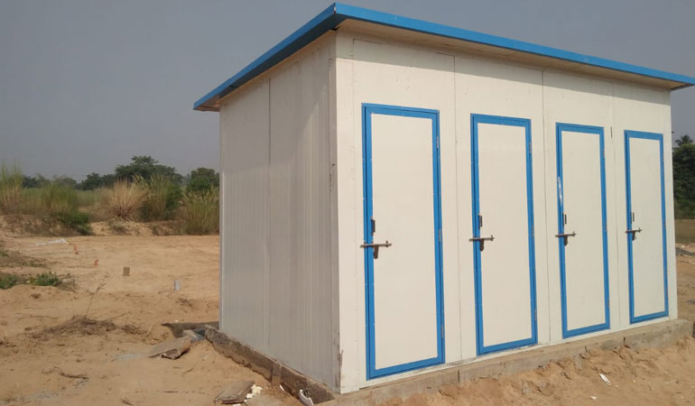 portable toilet in Uttrakhand