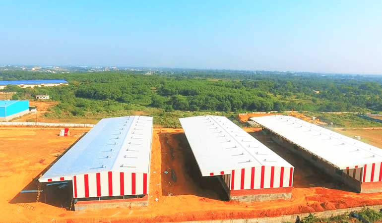 Prefabricated Warehouse in Shahjahanpur